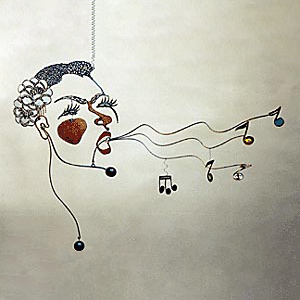 Handmade hanging mobiles by Matt Richards