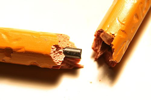 frustrated snapped pencil frustrated snapped pencil